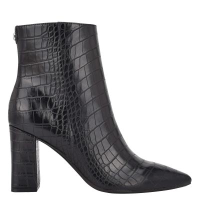 Bottines Nine West Cacey 9x9 Talons Femme Noir | 9528QYRPN