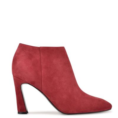 Bottines Nine West Raze Robe Femme Bordeaux | 3780FOYSJ