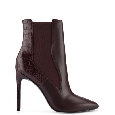 Bottines Nine West Topit Robe Femme Marron | 6721KWHAY