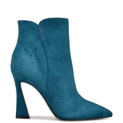 Bottines Nine West Torrie Robe Femme Turquoise | 0691WJLVG