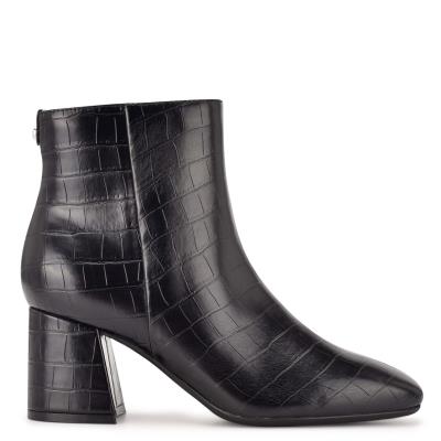 Bottines Nine West Vivy 9x9 Talons Femme Noir | 8035GDFEL