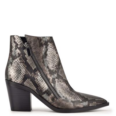 Bottines Nine West Wearit Block Heel Femme Serpent | 0953RNEWS