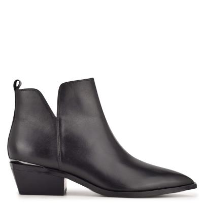 Bottines Nine West Yerly Pointy Embout Femme Noir | 1073KJNVP