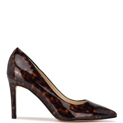 Escarpins Nine West Ezra Pointy Embout Femme Cafe | 0257CBZON