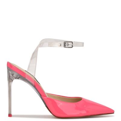 Escarpins Nine West Sparkea Ankle Brides Femme Rose | 7834ELHAO