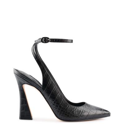 Escarpins Nine West Tabita Ankle Brides Robe Femme Noir | 9364KLOIM