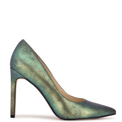 Escarpins Nine West Tatiana Pointy Embout Femme Vert | 6319QFJHN