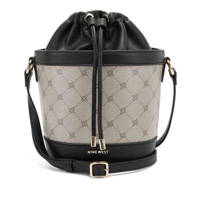 Sacs Crossbody Nine West Laylin Drawstring Bucket Femme Noir | 8249IHCGR