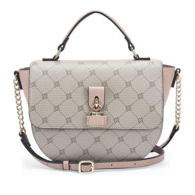 Sacs Crossbody Nine West Nemi Top Handle Flap Femme Rose Blanche | 6318AVDNQ