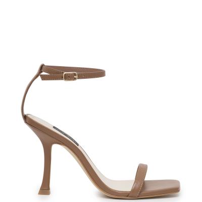 Sandales À Lanières Nine West Yess Ankle Femme Marron Clair | 3960JANCH