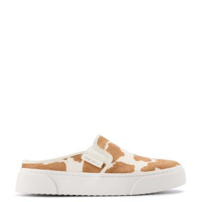 Slip On Sneaker Nine West Hayzel Femme Marron Blanche | 9237PABEM